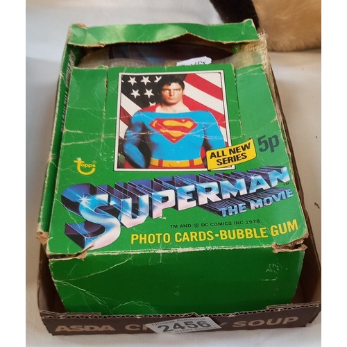 2456 - A good collection of collection cards including Superman sets , Black hole & Battlestar galactica