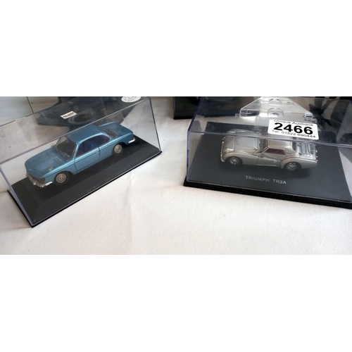 2466 - A selection of Vitesse diecast vehicles etc  including Morgan, Fiat 124 & spider BMW etc