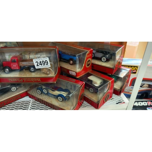 2499 - 13 x Boxed Matchbox models of yesteryear vehicles