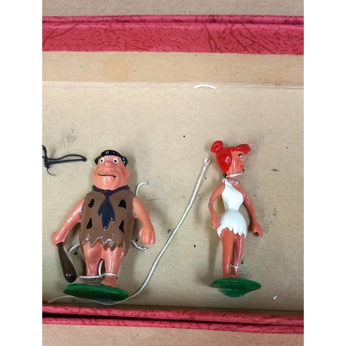 2505 - A quantity of rare unicorn minatures Circa 1987 - 1995 painted white metal figures, The Flintstones ... 