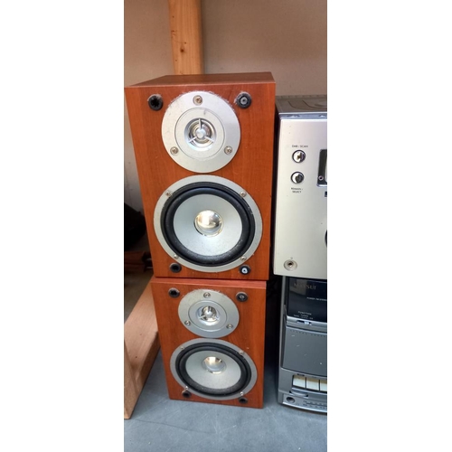 23 - A Goodmans DAB mini system & A Matsui mini system with speakers COLLECT ONLY