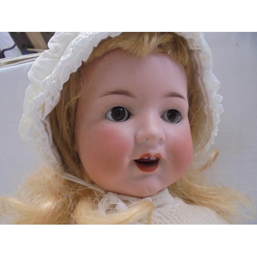 1233 - A 19th century Armand Marseille Germany 992 A-9-M porcelain doll.