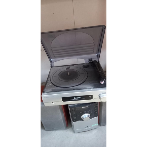 62 - A Steeple Tone record player & Sony midi system