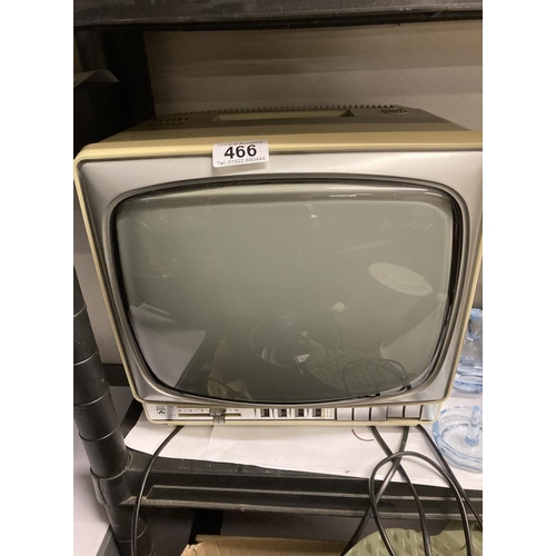 466 - A vintage Grundig portable TV