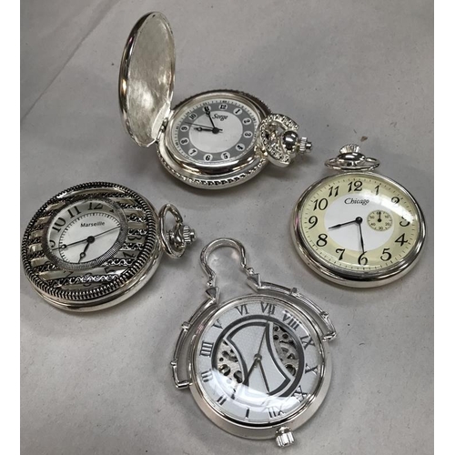 652 - 4 working pocket watches