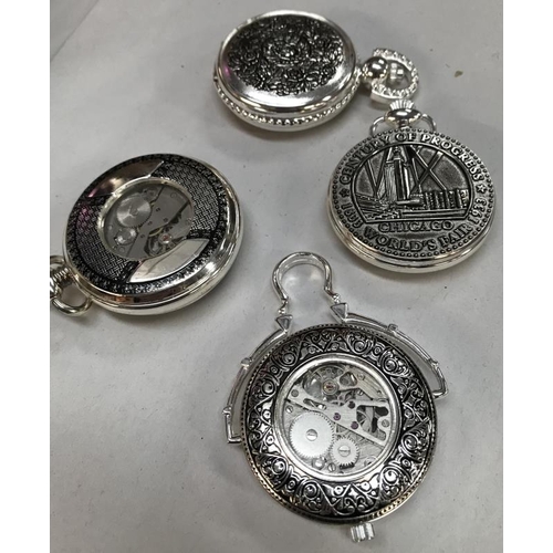 652 - 4 working pocket watches