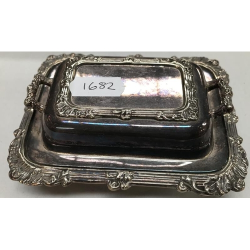 669 - Sheffield Reproduction EP Silver on Copper dish with lid. Quantity of silver / silver plated miscell... 