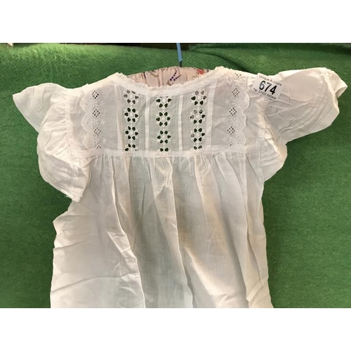 674 - Childs Christening dress