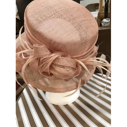 685 - Ornate ladies event hat with box