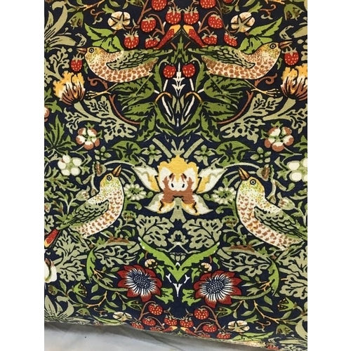 619 - Two large cushions, Similar William Morris Design