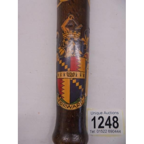 1248 - A scarce George VI Birmingham City truncheon presented for acts of bravery to regular officers.