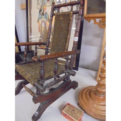 1344 - A child's American style rocking chair, COLLECT ONLY.