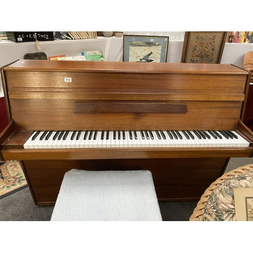 218 - A Welmar upright piano with stool COLLECT ONLY