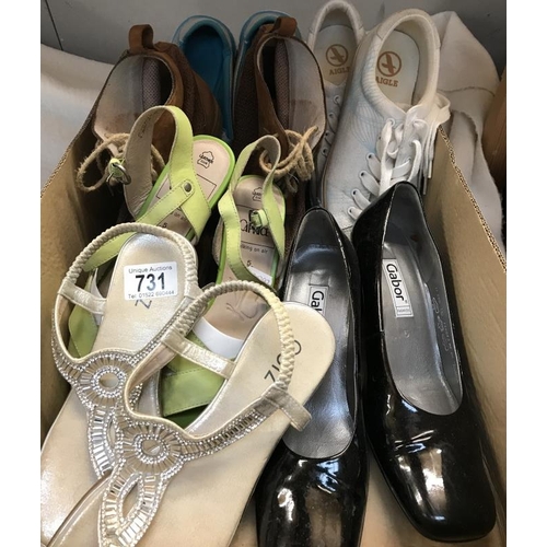 731 - A quantity of ladies' footwear