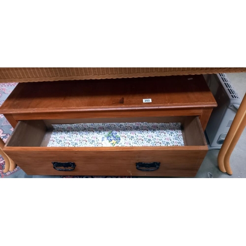 253 - A drawer fronted storage box COLLECT ONLY