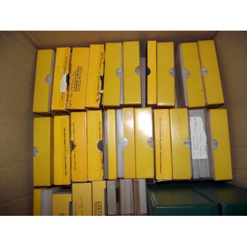 122 - 2 boxes of slides etc including slide viewer COLLECT ONLY