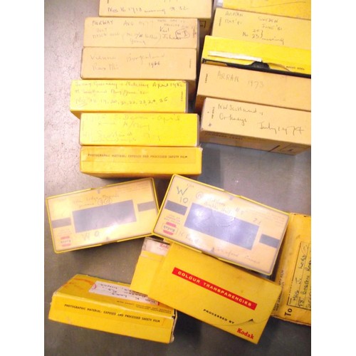 122 - 2 boxes of slides etc including slide viewer COLLECT ONLY