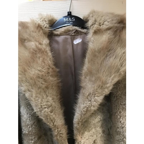 600Z - Sheepskin / fur coat. Styled by Tona