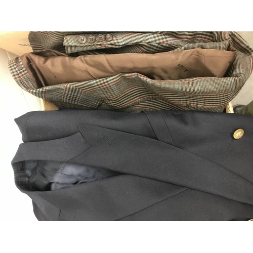 778 - Two boxes of men’s shirts & blazers. Various sizes