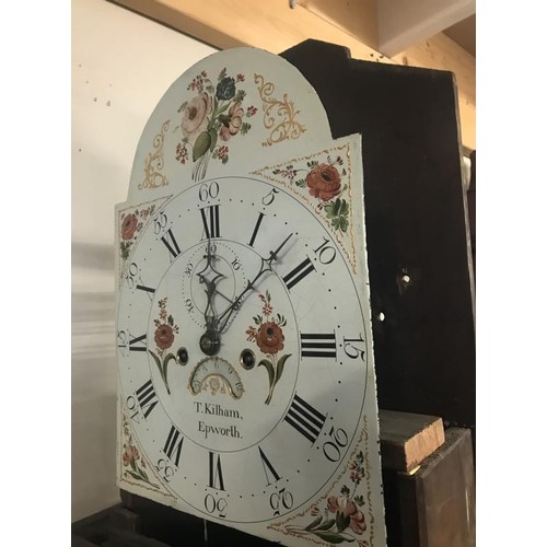 1580B - Grandfather clock
Good Working order with flower design 
T. Kilhan Epworth