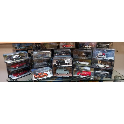 2395 - A James Bond car collection, Models no magazines