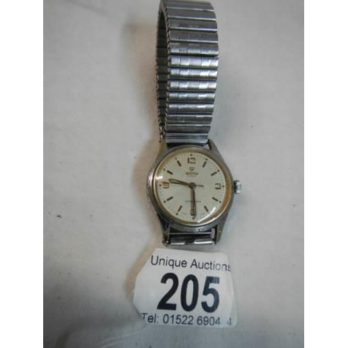 205 - A Roamer automatic 17 jewel super shock swiss made watch.