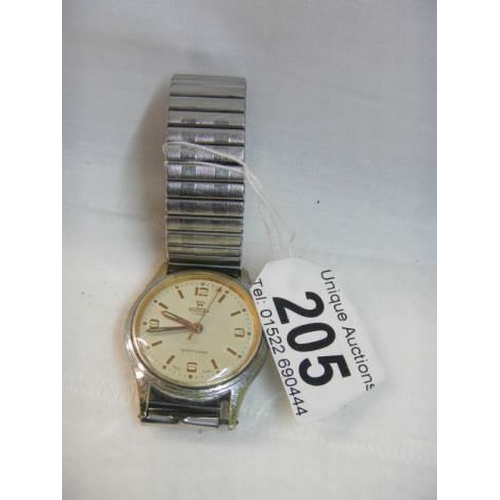 205 - A Roamer automatic 17 jewel super shock swiss made watch.