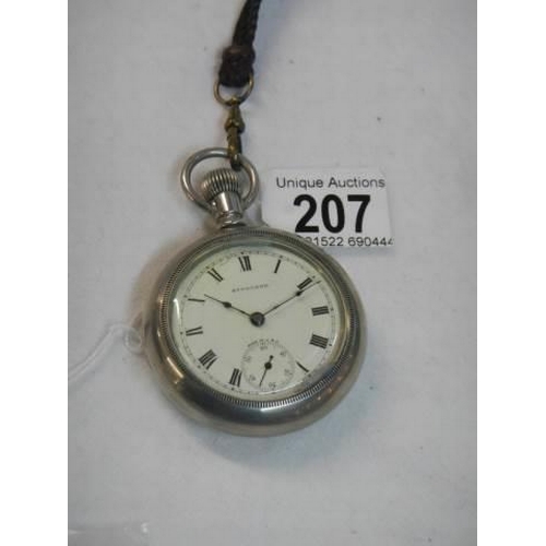 207 - A Standard pocket watch in working order.