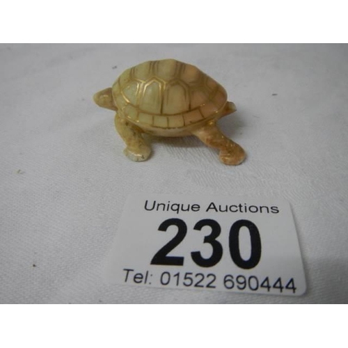 230 - An early Royal Worcester tortoise (a/f chip to tail).