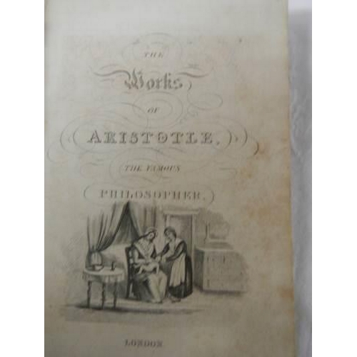 235 - An early Victorian leather bound volume of 'The Works of Aristotle'.