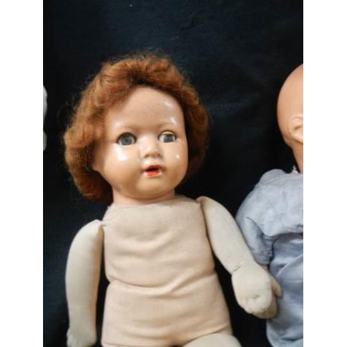 254 - Two mid 20th century dolls.