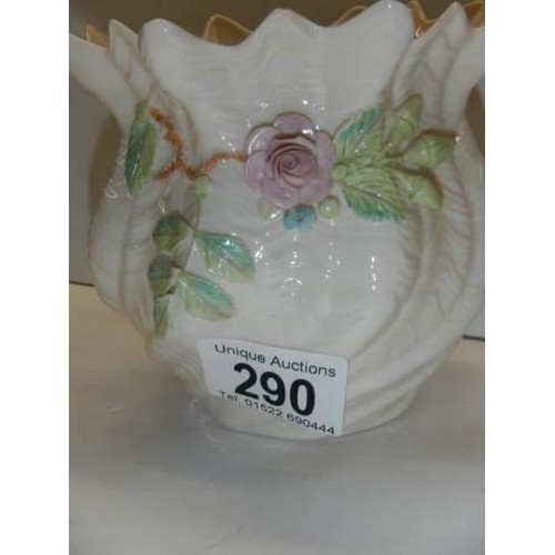 290 - A Belleek bowl in good condition.