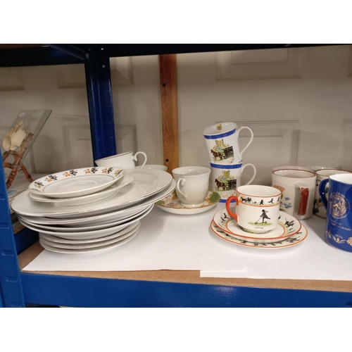 645 - A quantity of mugs etc