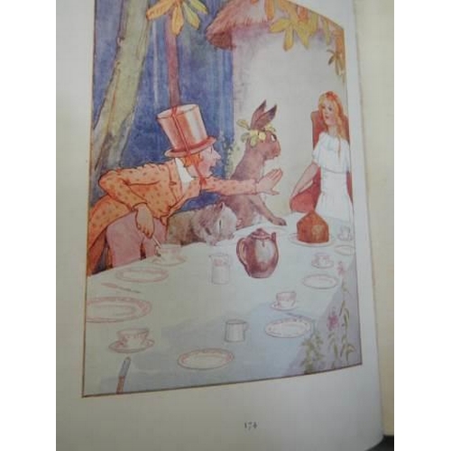 435 - A mid 20th century copy of Alice in Wonderland with 48 colour plates.