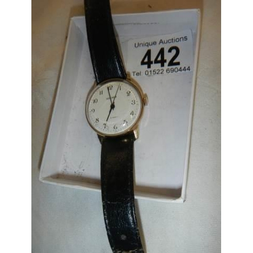 442 - A good Sekonda gent's wrist watch in working order.