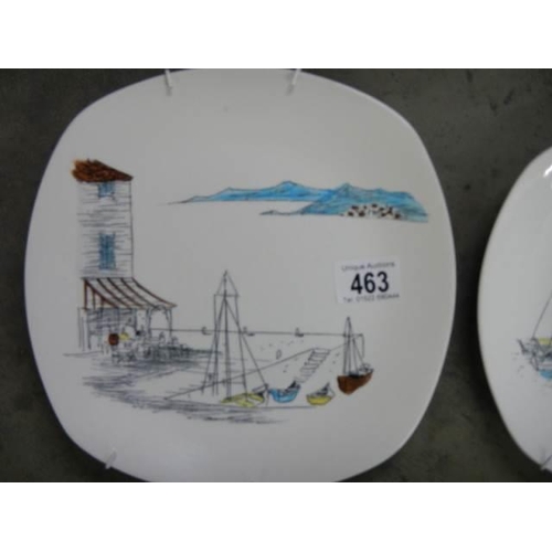 463 - Two Midwinter circa 1960's plates.