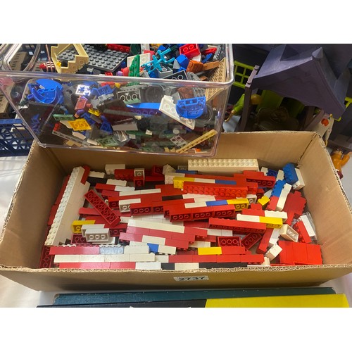 2737 - A boxed Vintage Lego including Scrabble board game and  quantity of modern lego