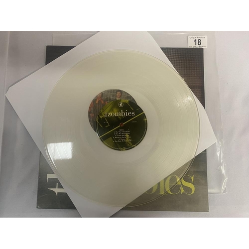 18 - The Zombies, The Zombies (Self titled) 2016 UK Pressing Re Issue Clear vinyl. Not bad records label ... 