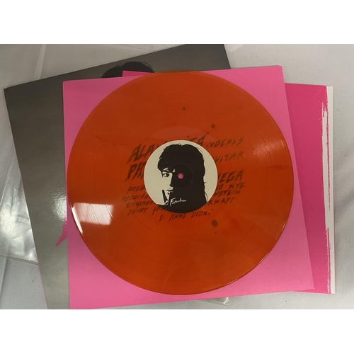 26 - Alan Vega Self Titled Futurismo label, FUTN026 Orange Vinyl 2017 Vinyl Nr Mint Cover Ex