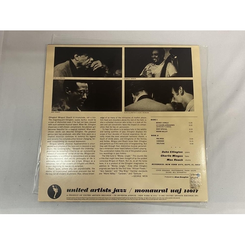 29 - Duke Ellington, Charlie Mingus & Max Roach Money Jungle Re-Issue LP. Vinyl Nr Mint Cover Nr Mint Jaz... 