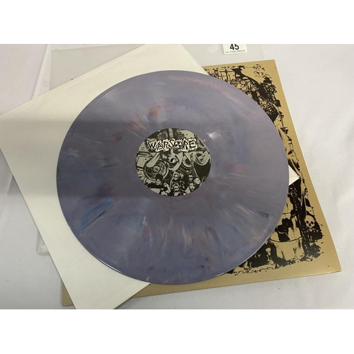 45 - Warsore Violent Swing Disography, Osychocontrol Records, PSYCHO035 2016. 2 x LP Grindcore / Punk. Co... 