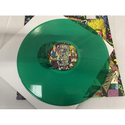 46 - Rubella Ballet Planet Punk Punk Up. 2014 Green vinyl. Vinyl Nr Mint, Cover Ex