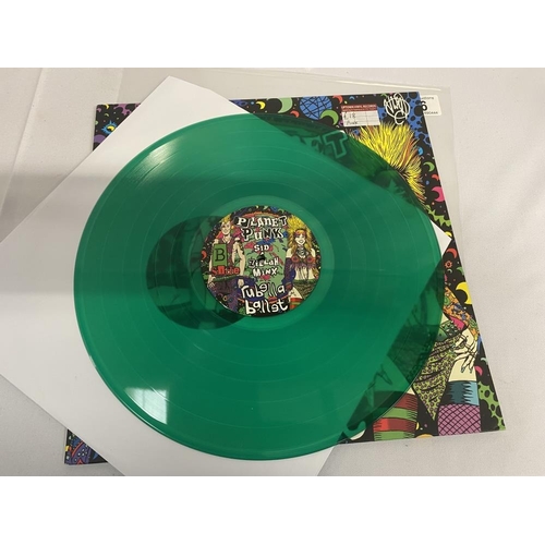 46 - Rubella Ballet Planet Punk Punk Up. 2014 Green vinyl. Vinyl Nr Mint, Cover Ex