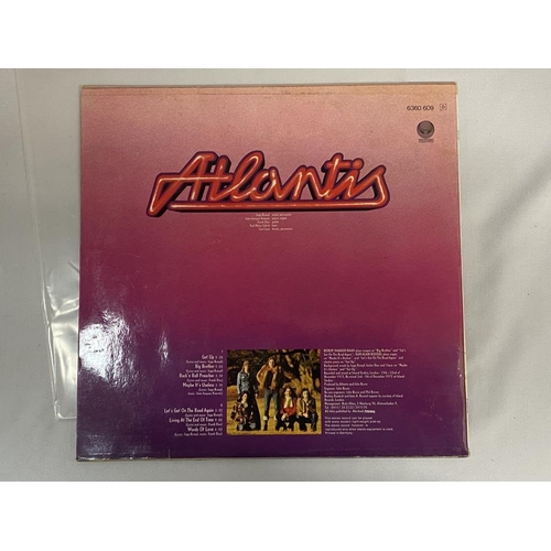 54 - Atlantis Self Titled LP. Vertigo Swirl Label 6360 609 1973 UK Pressing. C/W Vertigo inner sleeve Vin... 