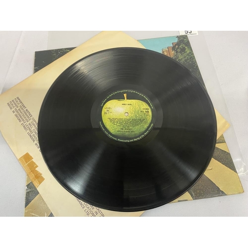 55 - Beatles Abbey Road 1971 pressing. Vinyl Excellent Cover VG+ Apple Label PCS7088