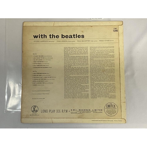 59 - The Beatles Wih The Beatles 2nd pressing Mono PMC 1206 Vinyl VG+ Cover VG