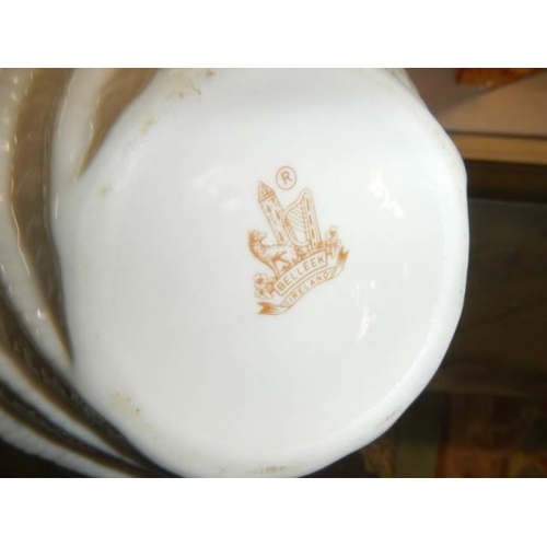 545 - A small Belleek jardiniere.