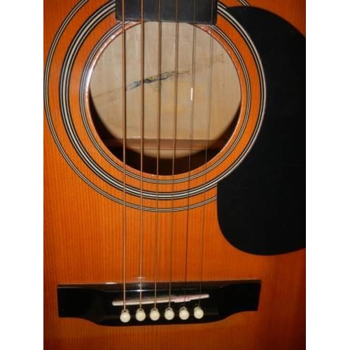 611 - A good acoustic guitar, COLLECT ONLY.