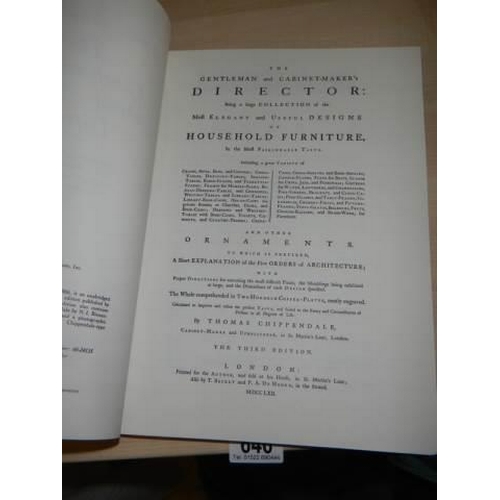 640 - The Gentleman & Cabinet Makers Directory by Thomas Chippendale (Reprint of third edition).