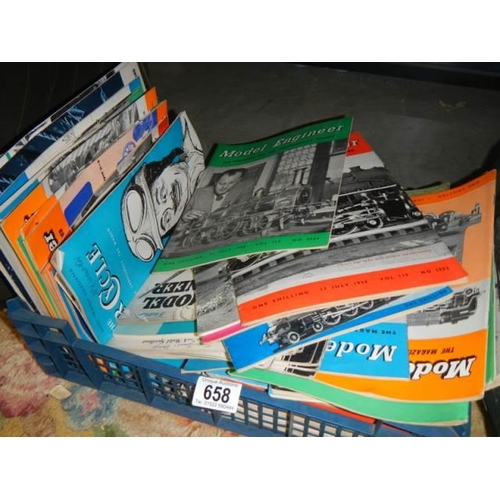 658 - A quantity of Model Engineer magazines etc.,